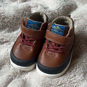 2 pair- Carter’s Baby Shoes Every Step Sneakers/boot- NEW size 3